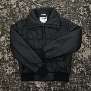 Vintage Fusalp Women's Puffer Jacket Black Size Small US 6 Ski Snow Retro France